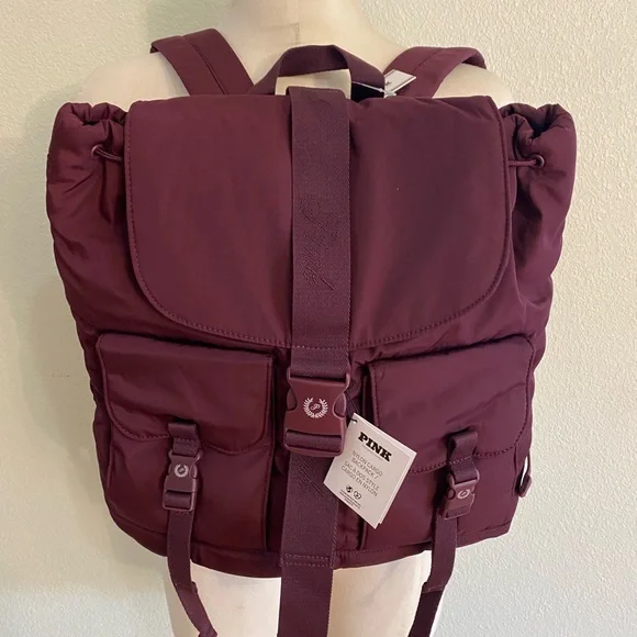 New womens Victoria’s Secret pink backpack maroon $_57.JPG?set_id=8800005007 main image 3